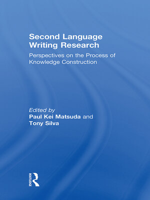cover image of Second Language Writing Research